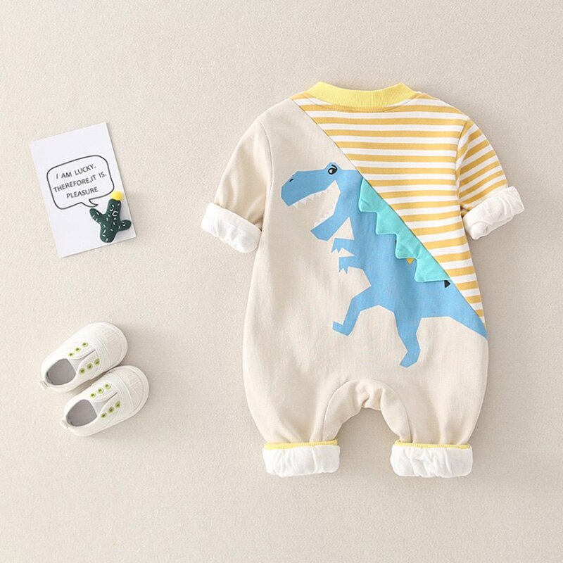 Abbigliamento bambino 2020 Primavera proprietà Dinosauro Tute E Salopette bambino corpo E Pagliaccetti per Il bambino Delle Ragazze Tuta costume Appena nato Del bambino Dei Ragazzi Vestiti