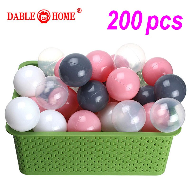 Pelotas de plástico ecológico para niños, Juguetes Divertidos para niños, pelota de aire para el estrés, para deportes al aire libre, 200 unids/bolsa