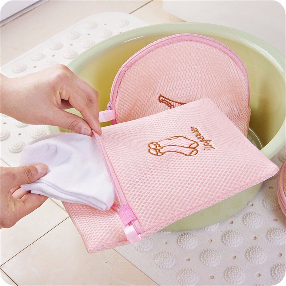 Couleur SOUTIEN-GORGE SAC B Sacs à Linge En Maille De Polyester