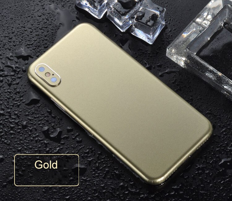 Luxus Film wickeln Aufkleber Haut Aufkleber Zurück Für iPhone 8 Plus praktisch Zurück Schutz Ultra dünn Zurück Aufkleber Für iPhone 8 Plus: gold For  8 Plus