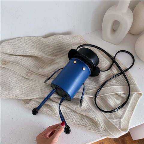 Niedliche Kleine Tasche frauen Tasche Neue Erweiterte Sinn Ausländischen Stil Vielseitig Bote Tasche Frauen Vielseitige Schulter tasche: blau