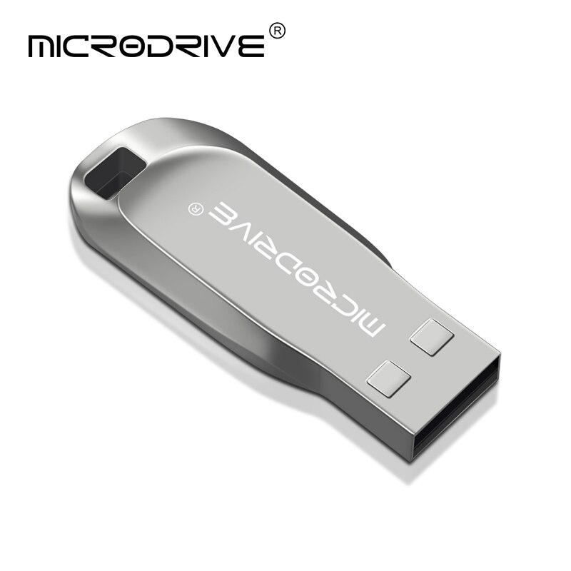 Metalen Pen Drive 2.0 Metalen Usb Flash Drive 128Gb 64Gb 32Gb High Speed 16Gb 2.0 Geheugen flash Stick: 128GB / Zilver