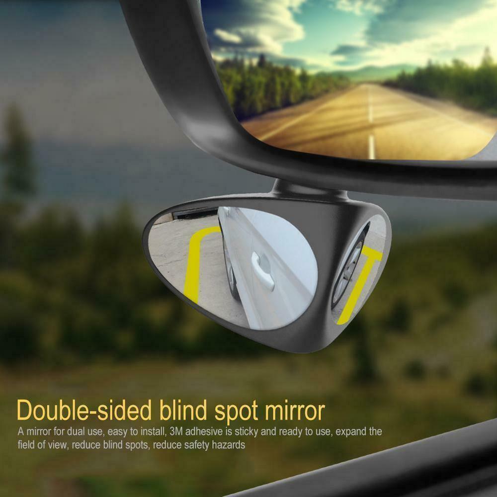 360- graders bakspejl udvendigt konveks spejl drejeligt sikkerhedstilbehør til bil 2 blinde vinkelspejle