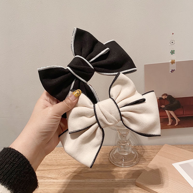 Korean Bogen Haarnadel für Frauen Mädchen Band Haar Clips Bowknot Pferdeschwanz Clip luxulry schmuck Haar Zubehör