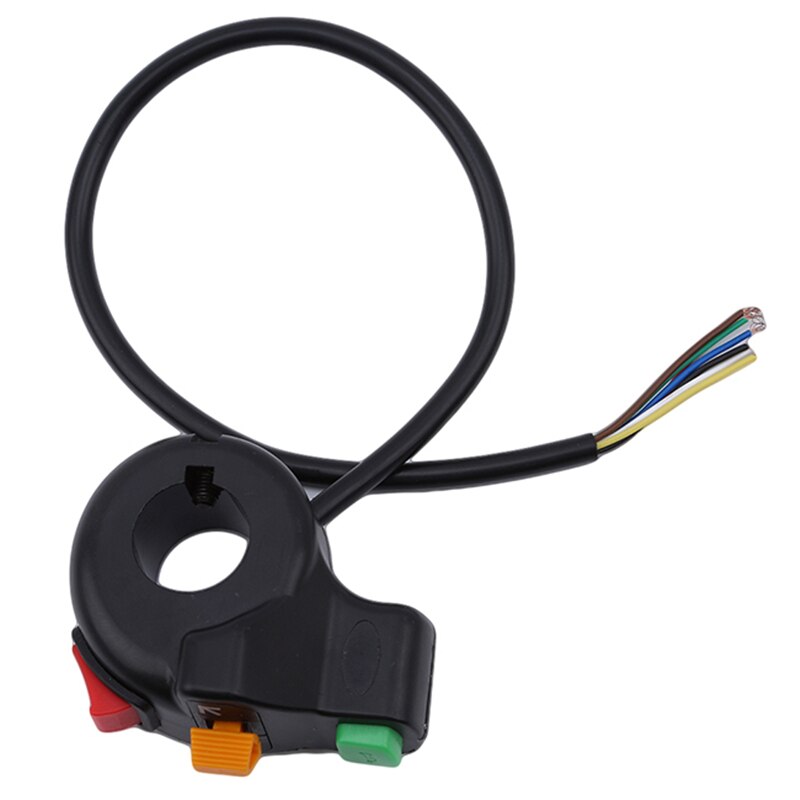 Universal Motorcycle Handlebar Switch Control Button 3 in 1 Headlight Turn Signal Horn Button For Dirt Bike Moped: Default Title