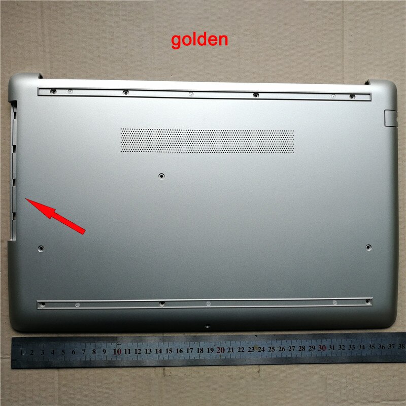 Laptop upper lower shell for HP Pavilion 15-DA 15-DB 15G-DX DB0007TX 250 G7 screen back shell frame palm rest bottom shell cover: golden D