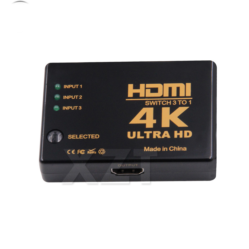3 In 1 Out Hdmi-Compatibel Switcher Splitter 3 Port 1080P Switch Selector Splitter Box Ultra Hd Voor hdtv Xbox PS3 PS4 Multimedia
