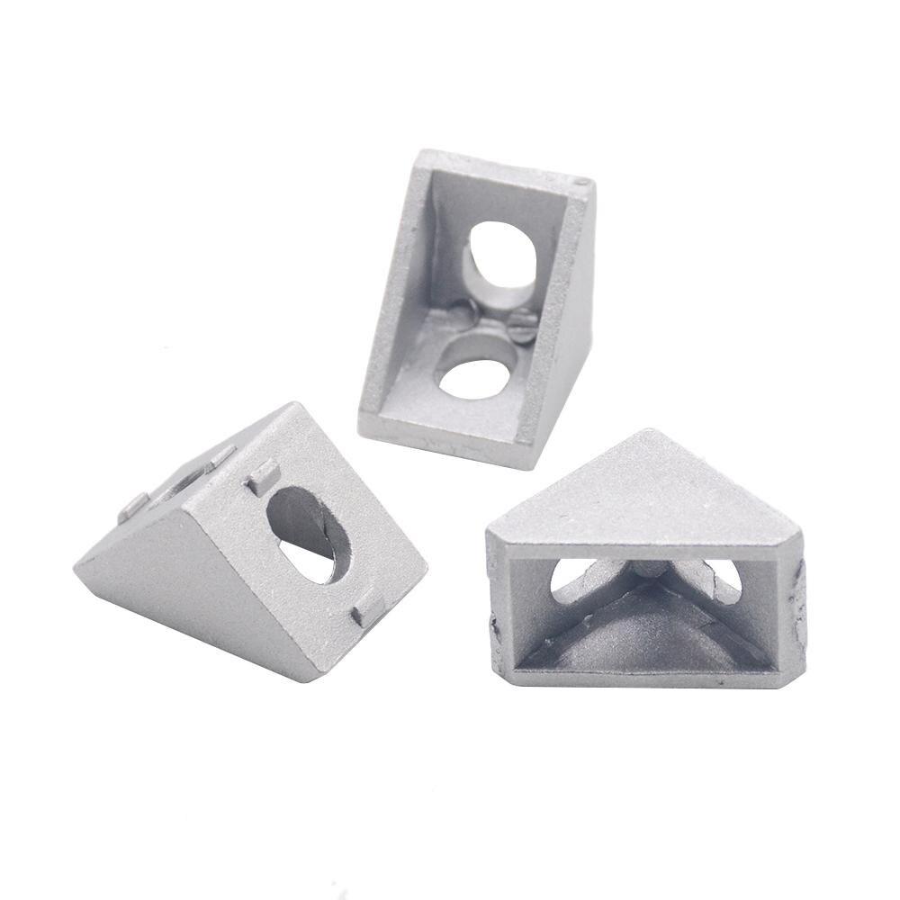 DubMag hoekbeugel, zware beugel, hoekfitting hoek aluminium 20x40 l connector beugel bevestiging ondersteuning industrieel aluminium profiel (kleur: 5 stuks 2040