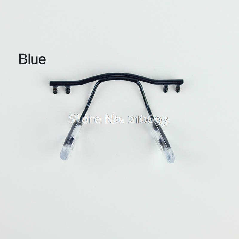 1Pc Brillen Brug Glazen Neus Pad Arm Metalen Randloze Optische Frame Brug Neus Pad Houder Brillen Accessoire