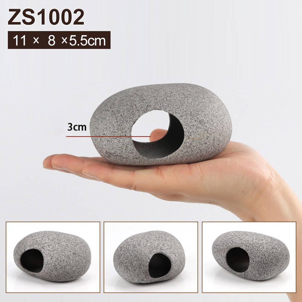 Aquarium keramische grot aquarium decoratie cichliden stenen rots grot aquarium aquarium keramische grot ornament aquarium accessoires: 2