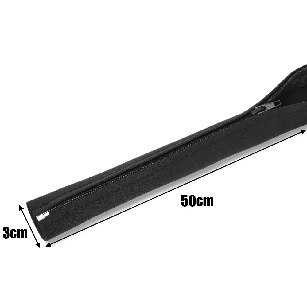 3/1Pcs Rits Kabel Mouw Flexibele Draad Kabel Management Kabel Beschermer Pc Computer Wire Organizer Voor Tv Computer Kantoor Thuis: Black