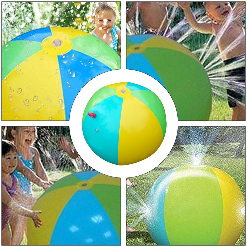 1Pc Portable Sprinkler Ball Outdoor Beach Ball Inflatable Outdoor Sprinkle Ball