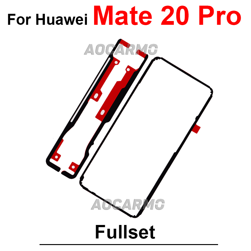 FullSet Adhesive Front LCD Display Back Battery Cover Sticker Tape Glue For Huawei Mate 20 30 40 Pro 40Pro