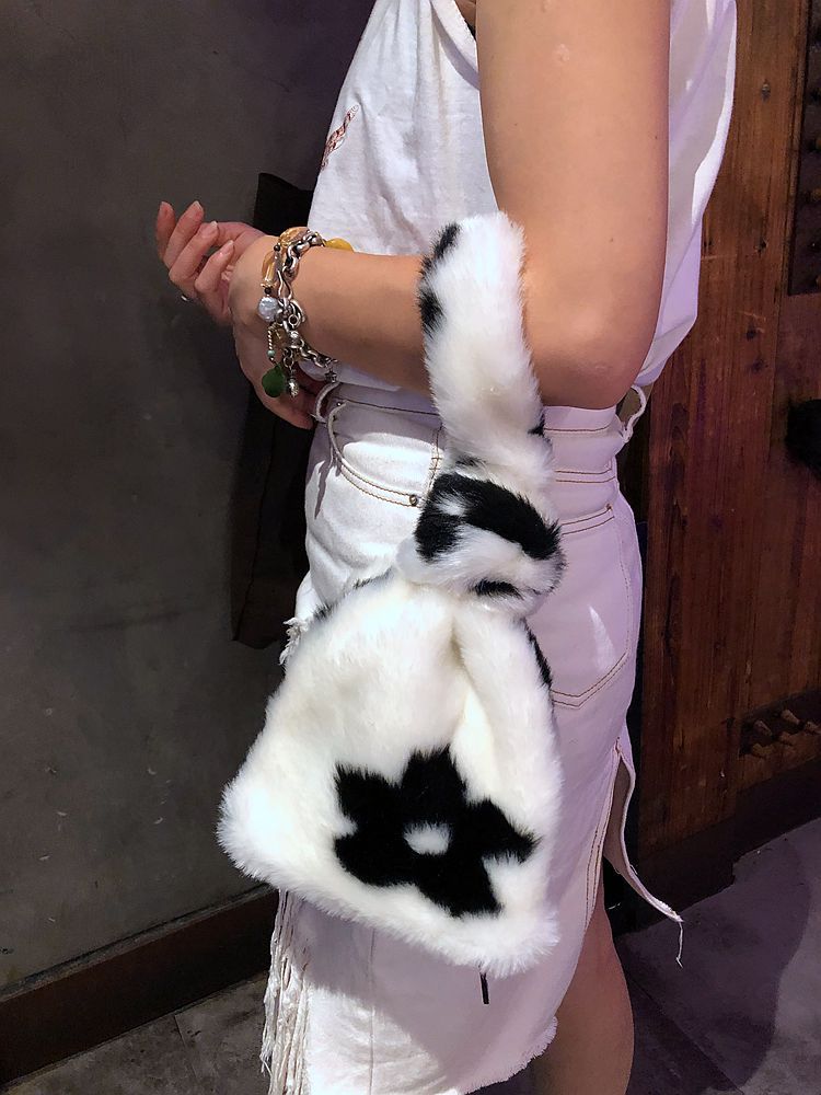 Design de luxo das mulheres noite embreagem bolsa inverno moda falso pele senhoras bolsas macio pelúcia legal meninas mini tote sacos ombro