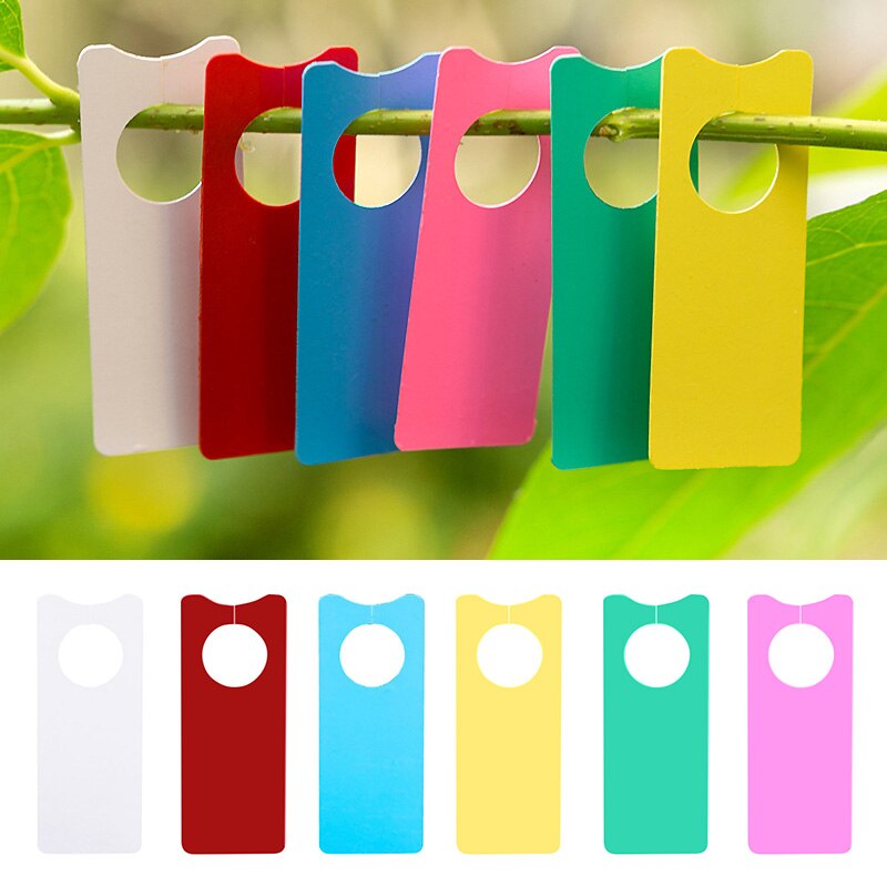 100Pcs Plant Tags Tuin Kwekerij Label Opknoping Boom Markers Zaailing Plant Fruit Bomen Borden Prompt Card Indeling Tool