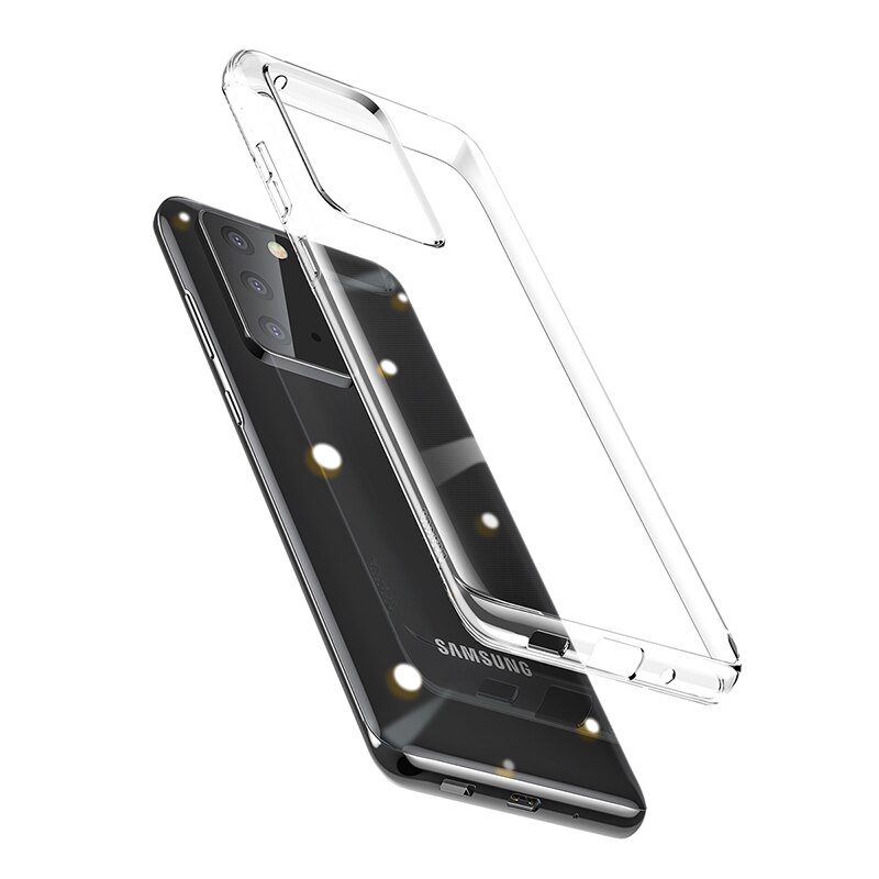 Baseus Sereno Cassa Del Telefono per Samsung galassia S20 più ultra Caso Coque Sottile Molle di TPU Trasparente Della Copertura Posteriore per Samsung s20 Fundas: For Galaxy S20