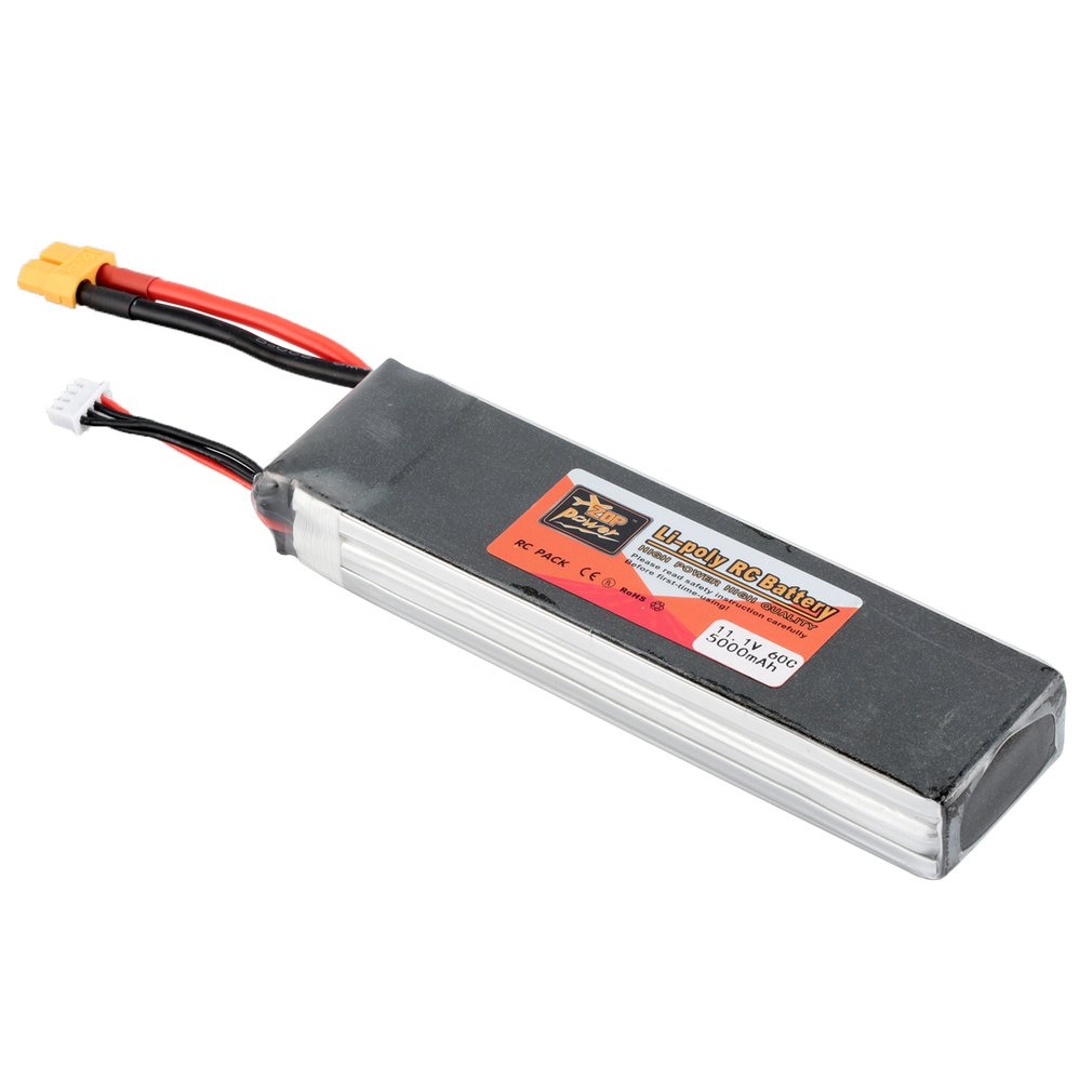 ZOP di Alimentazione 14.8V/11.1V/7.4V/ 5000mAh/4500mAh/1300mAh/1500mAh/3500mAh/6000mAh 60C 4S 1P Lipo Batteria XT60 Ricaricabile RC Giocattolo Parte