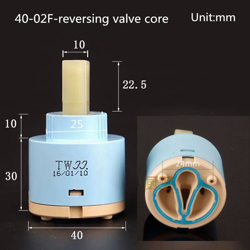 Tap Mixing High Spool Valve 25mm/35mm/40mm Faucet Accessories Ceramic Cartridge Faucet Cartridge Mixer Kitchen Bath Basin Shower: black