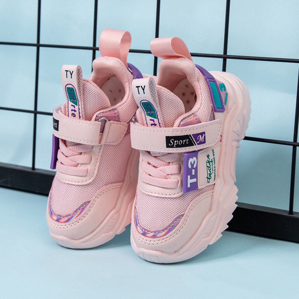 Baby Girls Boys Shoes Kids Mesh Sports Casual Sneakers Toddler Casual Outdoor Sneakers Breathable Shoes