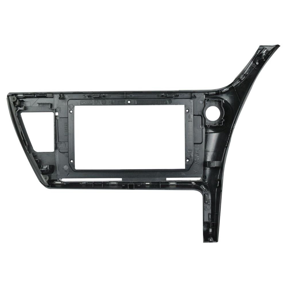 Panel adaptador de marco de dvd para coche, instalación de montaje en tablero, 10,1 pulgadas, 2DIN, para TOYOTA COROLLA , rueda izquierda