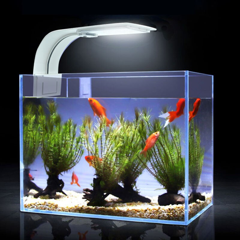 Finether-luz de acuario LED, iluminación para plantas, superfino, 24 peceras brillantes, acuario, agua interior, jardín, plantas domésticas
