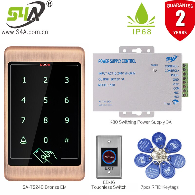 RFID Access Control Standalone Controller Keyboard System Outdoor Door Lock Opener Card Reader: Compsition 4