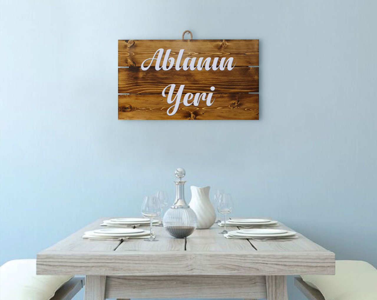 BK Home Can Place Wood Pallet Table: Default Title