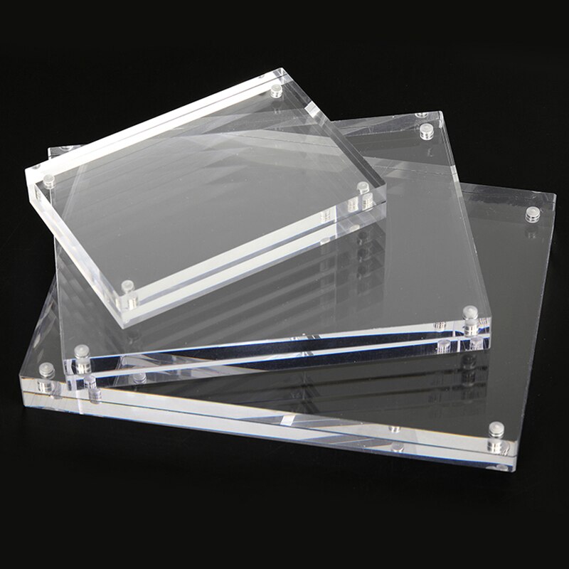 Strong Magnetic Thick 10CM Acrylic Table Card Sign Label Dish Brand Price Display Card Display Stand Phone Price Card