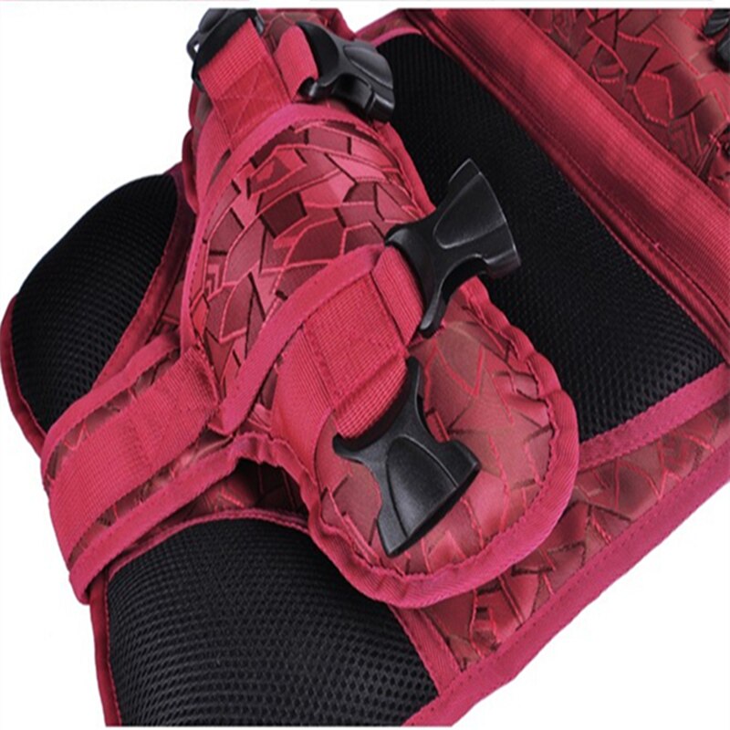 Red and Coffee Color Plus Size Portable Baby Safety Seat for 9-40KG Kids, Children Thickening Sitting Cushion Chair Mat Covers