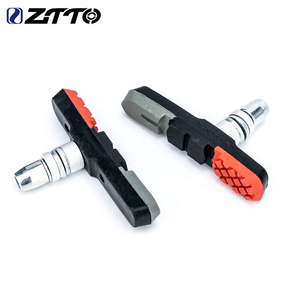 ZTTO Bicycle V Brake Pads Non-replaceable Brake Pads Color Brake Pads Bicycle Accessories Red Black Grey V Brake Bicycle Parts