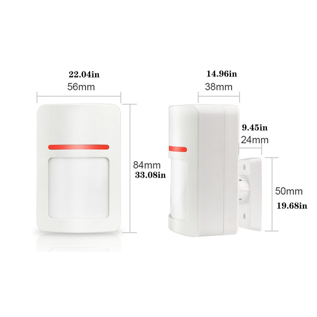 Trådløs intelligent passiv infrarød detektor pir bevægelsessensor gsm alarmdetektor til sikkerhed i hjemmet tyverialarmsystem