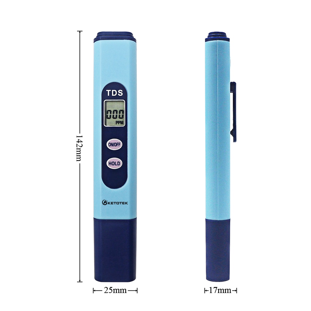 Digital PH Meter TDS Tester Aquarium Pool Water Analyzer Wine Drink Food Monitor
