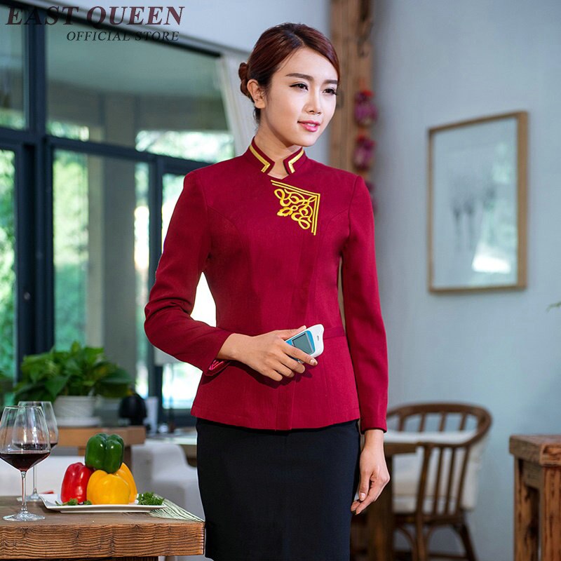 Restaurant waitress uniforms hotel restaurant waitress uniforms waitress uniform uniforms for waiters NN0174 W
