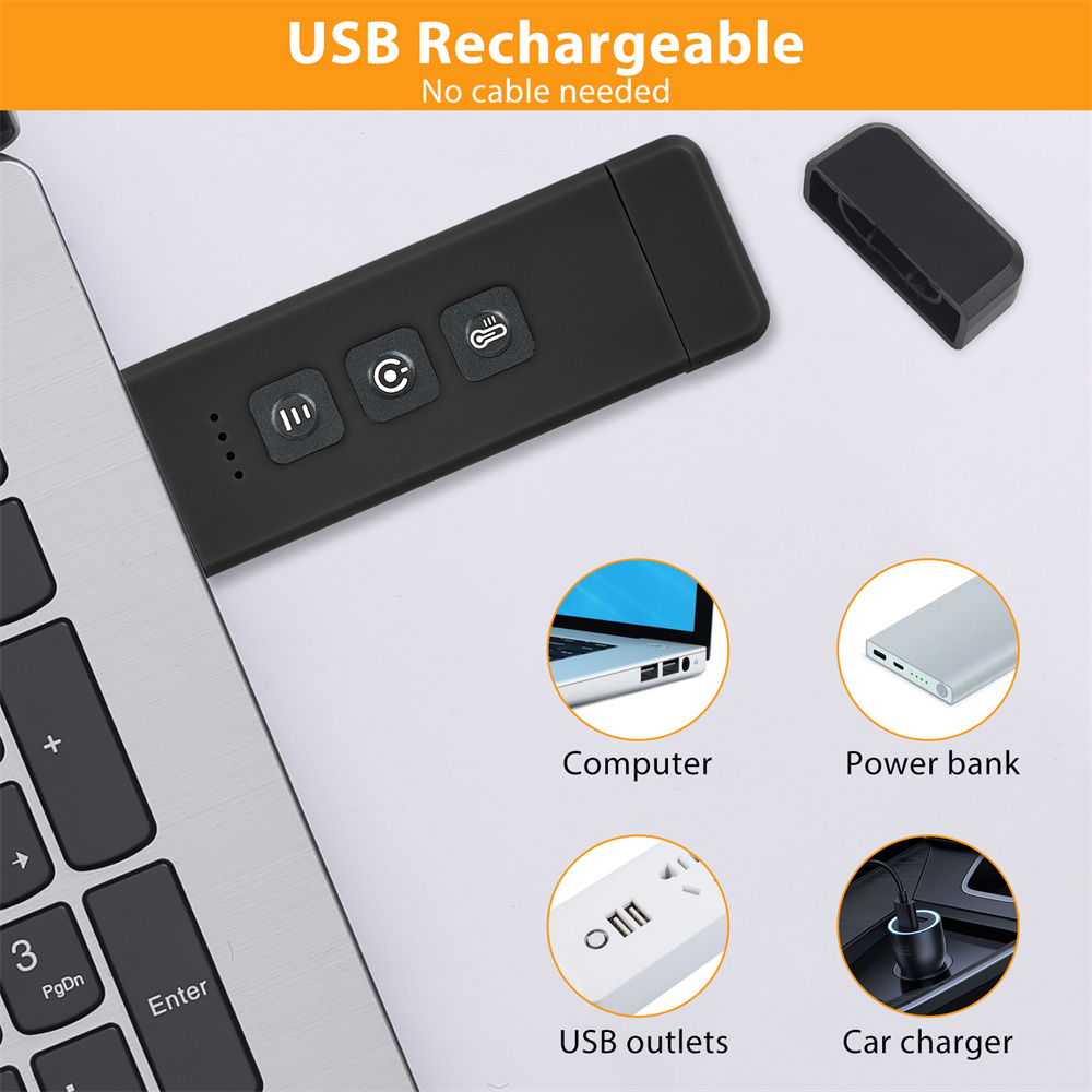 Clip-on bladwijzer boeklicht met timer USB oplaadbare leeslamp Mini Led-leeslamp Draagbare nachtkastje bureaulamp Leeslamp