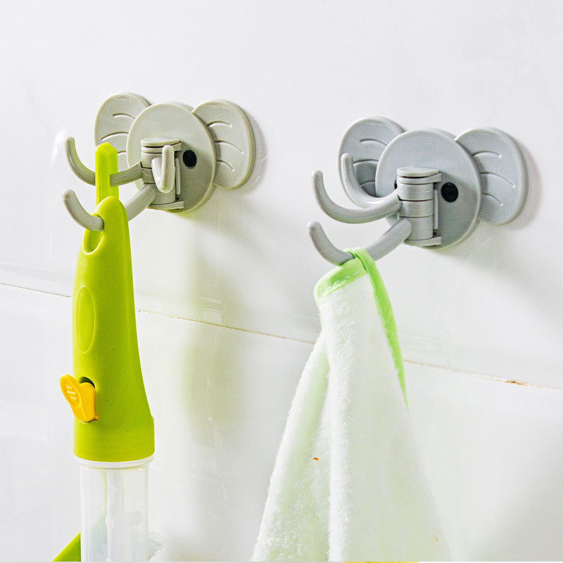 Krok söt tecknad krok inget spår stark klibbig krok krok kök krok badrum krok mer sömlös krok