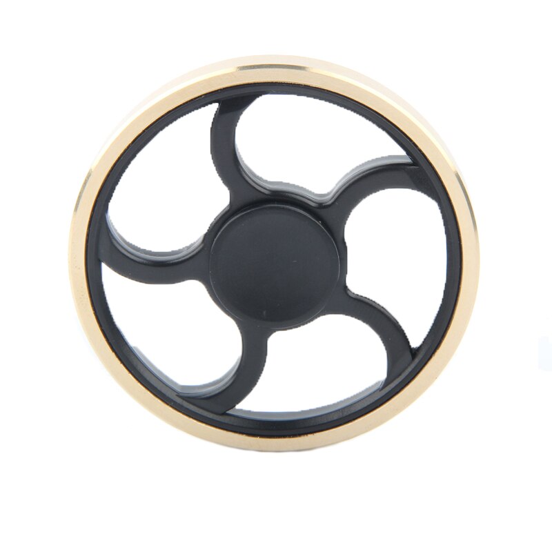 Elsadou Fidget Toys Round Wheel Hand Spinner Finger: Default Title