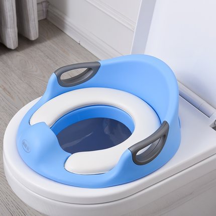 Baby rejse sammenklappelig pottesæde lille barn bærbart toilet træningssæde børn pinico urinal pude børn gryde stol pad / mat: Blå