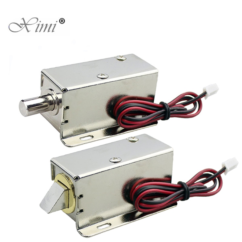 Mini wasserdichte elektromagnetische schloss DC 12V elektrische bolzen schloss kleine elektrische steuerung schrank türschloss