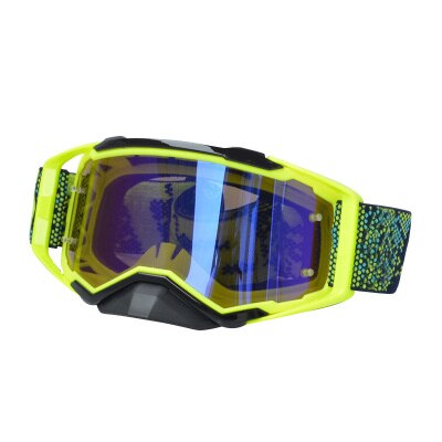Motocross Goggles MX Off Road Glasses Dirt Bike Motorcycle Helmets Goggles Ski Sport Glasses Mountain Bike Cycling Goggles: Black Yellow