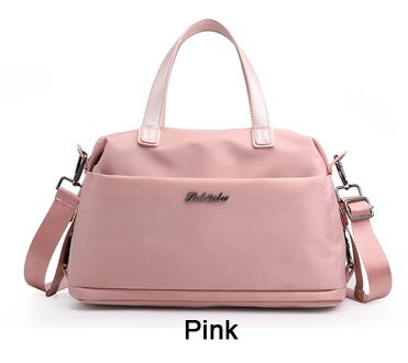 Piler Oxford femmes sac à main week-end Duffle voyage imperméable Nylon femmes sac rose grand sac à bandoulière bagages Boston sac à main