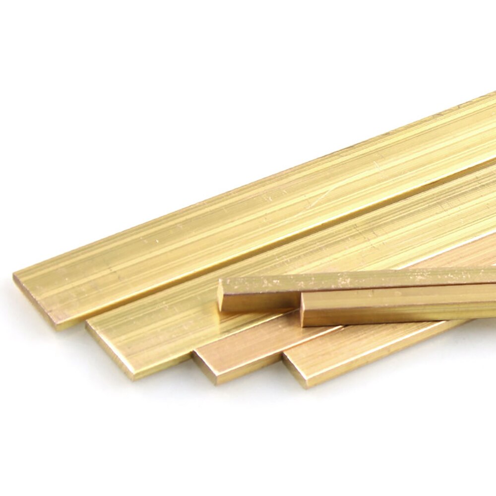Barre Plate en laiton, 1 pièce, longueur 250mm, bande pour outils de bricolage, Bras en métal, tige solide