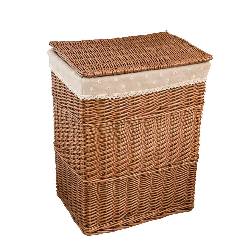 Rattan Laundry Dirty Clothes Home Storage Basket Large Storage Box Wicker Mesh Laundry Bag Laundry Hamper With Lid