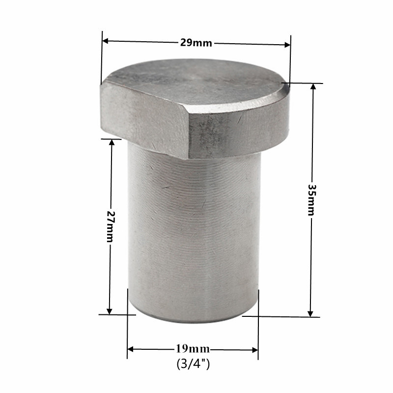 Houtbewerking Desktop Clip Snelle Vaste Klem Messing Armatuur Vise En Holing Boor Voor 19/20Mm Hond Gat joinery Werkbanken Gereedschap: 19mm - 2