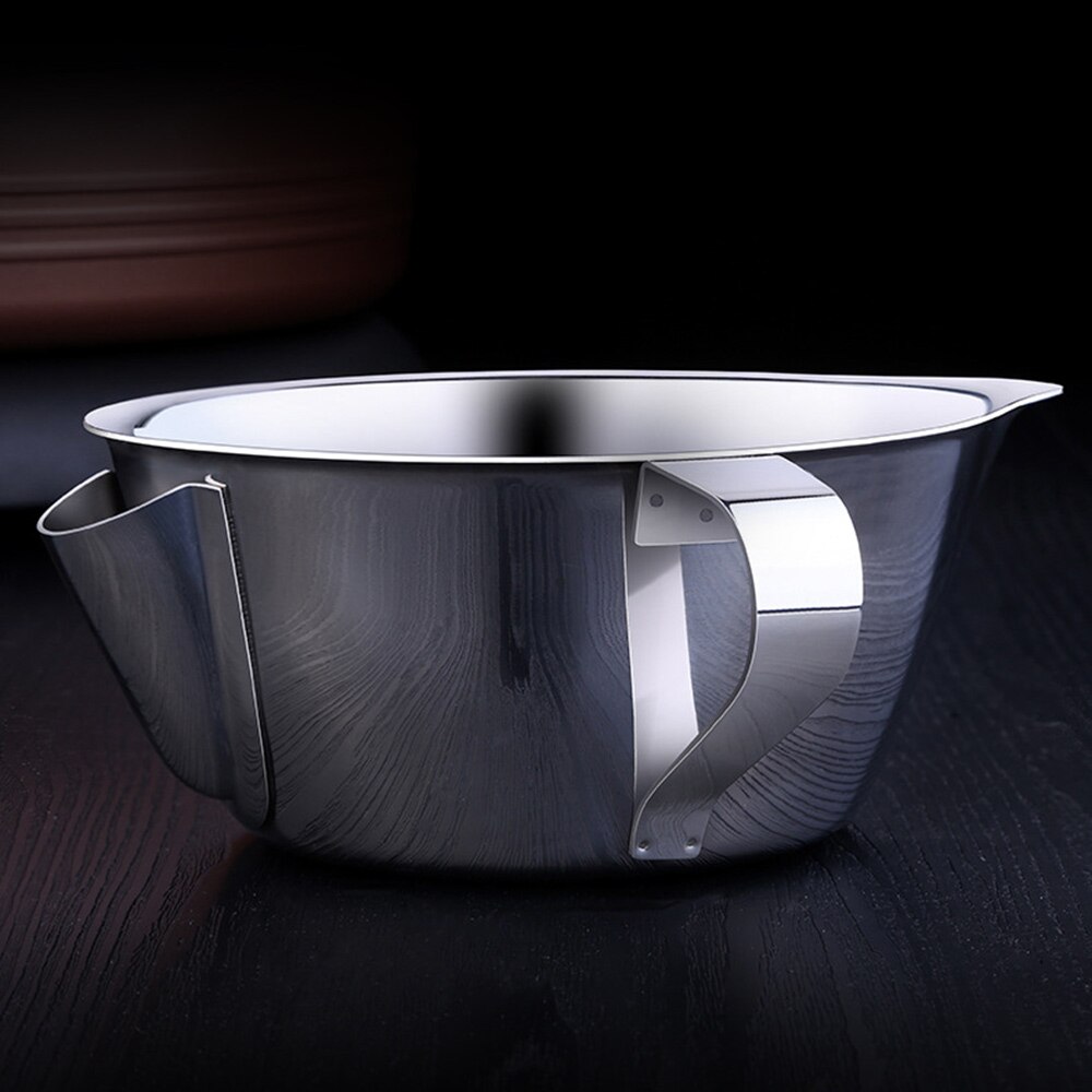 280-800ml multifunktion 304 rostfri såsolja fettseparator fettoljefilter filter sil skål kök matlagningsverktyg
