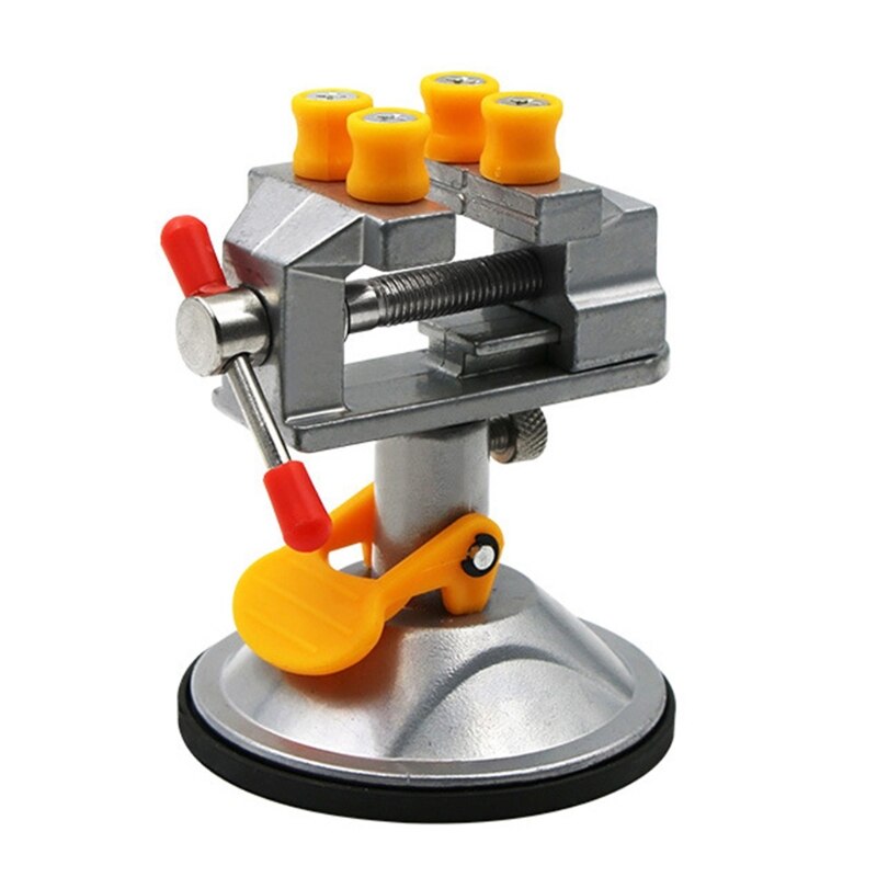 Petit étau électrique fixe réglable pour établi de Table, meuleuse rotative à 360 °, perceuse à main rotative, ventouse, étau fixe