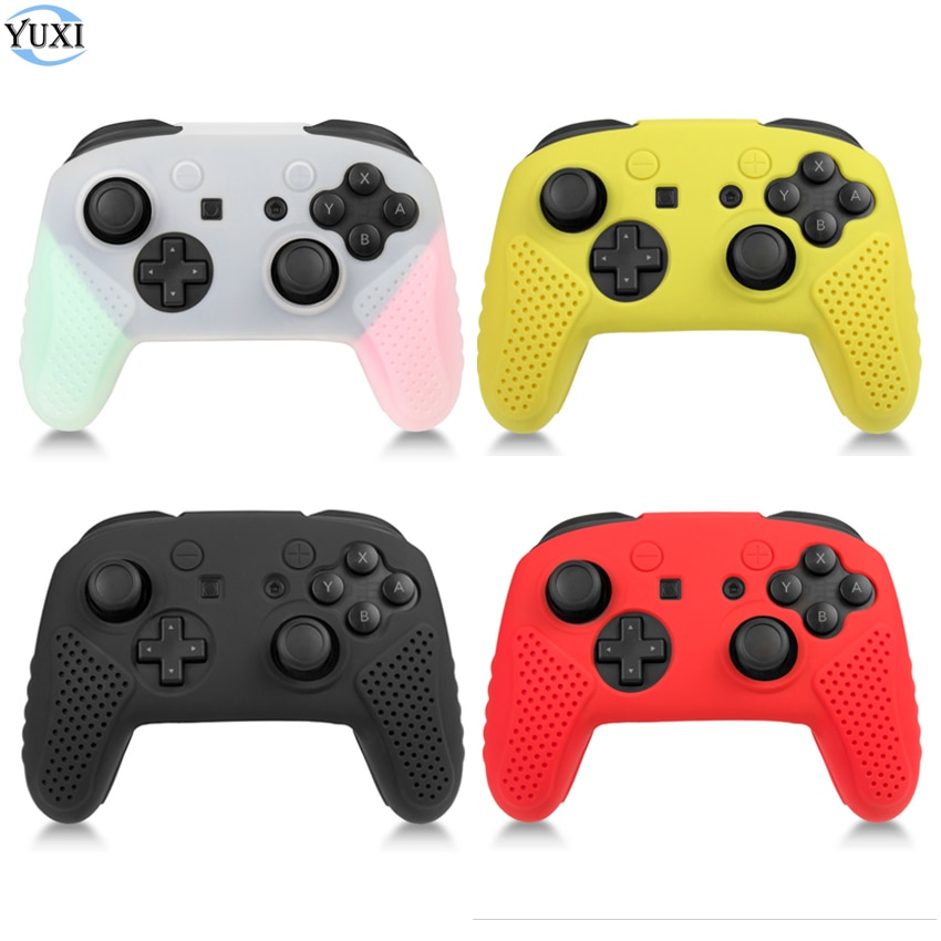 YuXi – housse de protection en Silicone souple pour manette de jeu nintendo switch pro, coque en caoutchouc