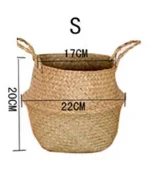 Algen-Weidenkorb, Rattan, hängender Blumentopf, Aufbewahrung von schmutzigen Kleidung, WF1015: verrotten