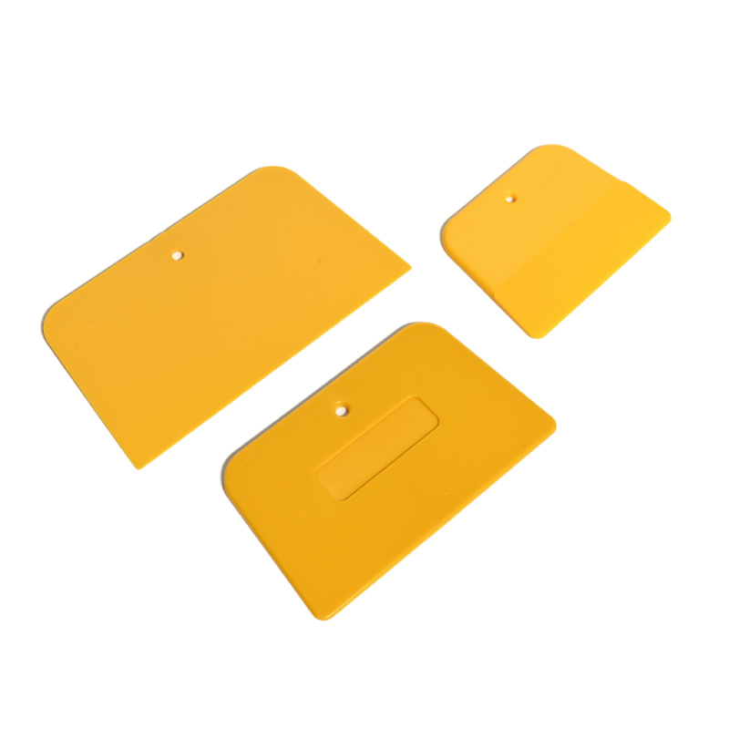 4/5/6 Inch Body Filler Spreaders car cloth tendon scraper film application Plastic Tools for Applying Fillers Putties Glazes: Yellow