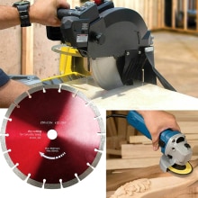230mm 9 Zoll Kreissäge Klinge Multitool Schleifer Sah Diamant Trennscheibe Für Beton Holz Schneiden Rabatt Energie Werkzeug zubehör