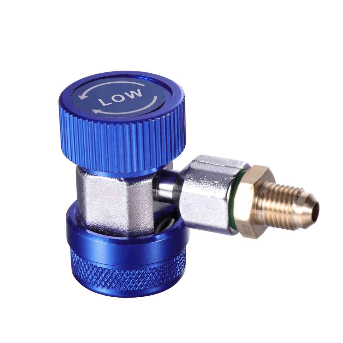 Adjustable AC R134A Quick Coupler Connector Adapter High&Low 1/4